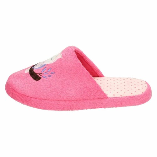 DAMEN GEPUNKTET SLIPPER WINTER EULENMUSTER PANTOLETTE FLACH INNEN HAUSSCHUHE GRÖSSE X2093 - Bild 10 von 21