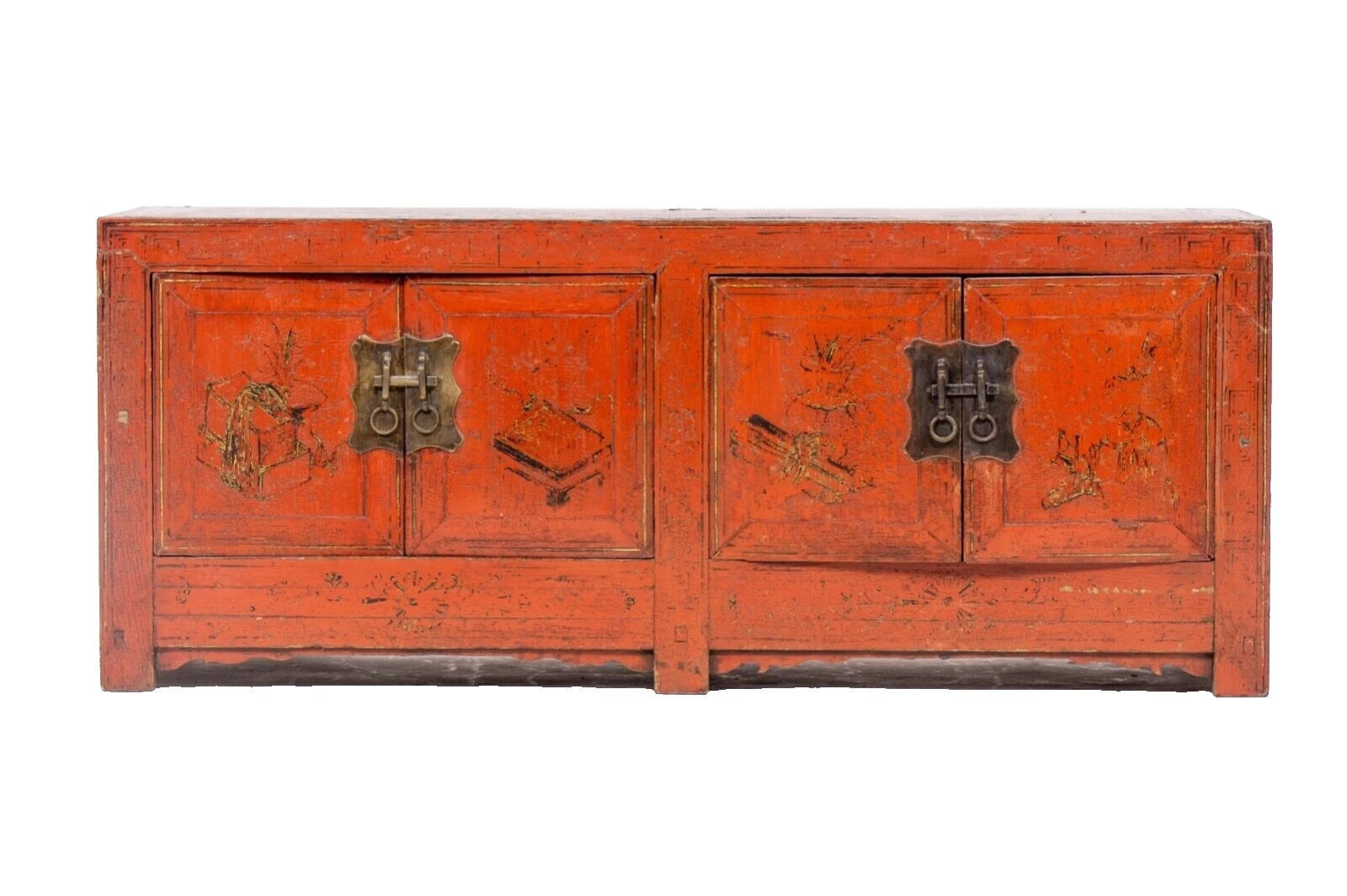 Brass baúles antiguos de China