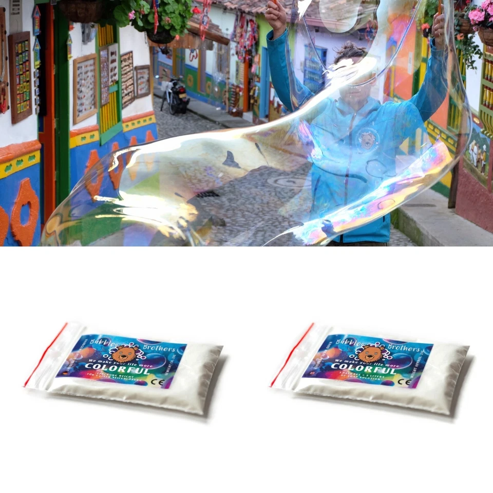 RIESEN-SEIFENBLASEN 2 x 5 liter = 10 liter Flüssigkeit Zauberpulver Berlin Spass