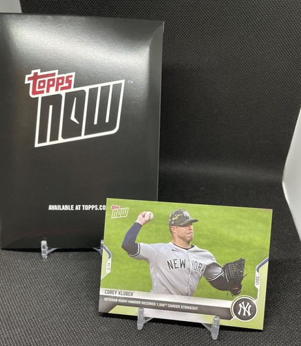 2021 Topps Now 215 Corey Kluber