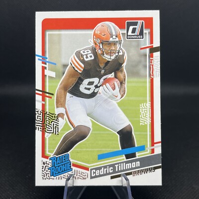 2023 Panini Donruss Football Rated Rookie Cedric Tillman #321 Browns Rc