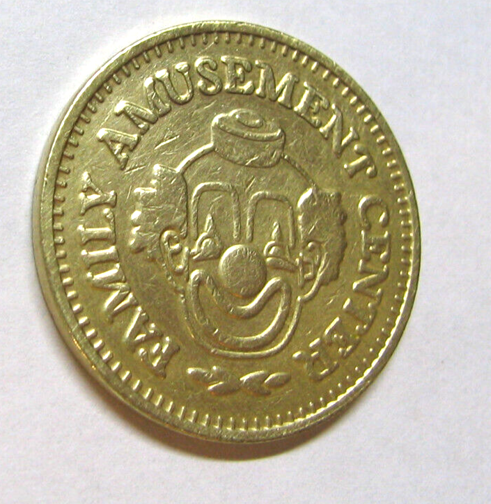 【コレクターサラリーマン♂】メダルゲームEXセットなど　3枠目 Mr.Gatti's Pizza/Clown Face Lot Of 2 Collectable Arcade Brass Game