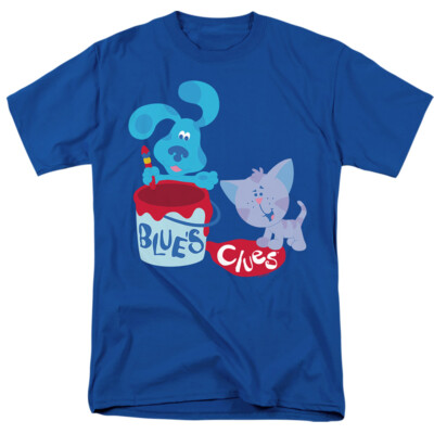 BLUES CLUES PAINT IT! Licensed Adult Men's Graphic Tee Shirt SM-5XL