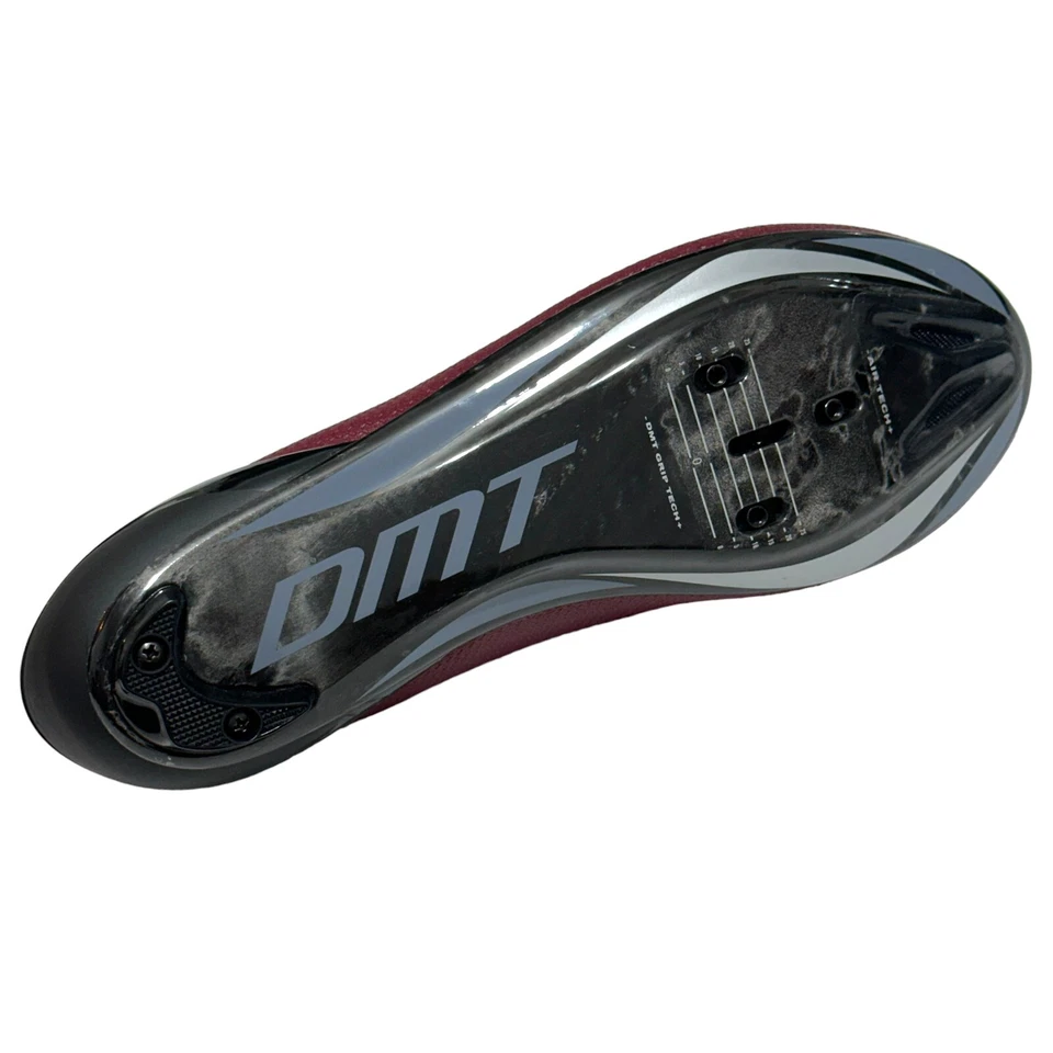Nuevo DMT KR3 Carbono Aireado Zapatos de Carretera Burdeos Negro 45.5 EU 11.5 US Cierre Boa Foto 4 de 4