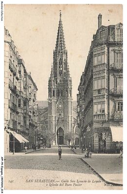 APPP9-0509 - SPANIEN - SAN SEBASTIAN - Calle san ignacio de loyala e iglesin del