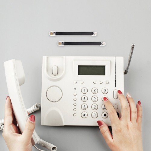 2 PCS Panelverbindungskabel Panel-Verbindungskabel Fuß Telefonkabel - Zdjęcie 11 z 12