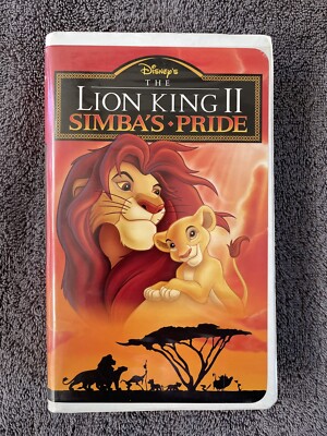 The Lion King II: Simba's Pride (Walt Disney, 1998) Clamshell VHS