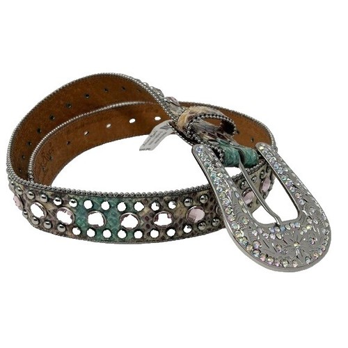 Blazin Roxx Womens Cross Overlay Crystal Adjustable Hat 
