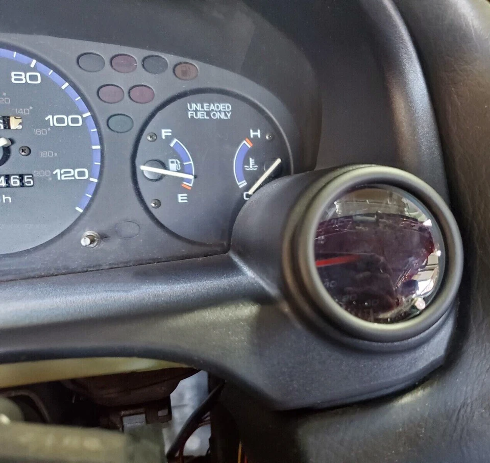 Dual Gauge Cluster Pod Meter Bezel 52mm-60mm for 1996-2000 Honda Civic Si EK EM1 - Image 4 of 4