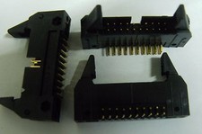 10 Molex 5340-20BG1 PCB 20 way latched right angle IDC header plug RA
