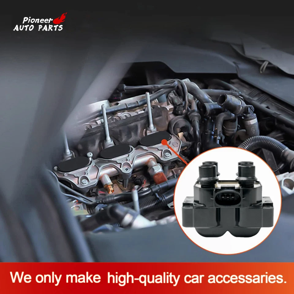 2X High Quality Ignition Coil+Plugs FD487 For Ford Escort Explorer Mazda626 OEM Foto 2 de 4