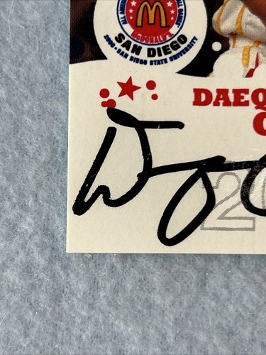 Daequan Cook 2006 Topps Auto McDonald's All-American Game - Autographs #B18 - Picture 6 of 7