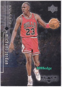 1998-99 UPPER DECK BLACK DIAMOND #5: MICHAEL JORDAN-BEST SELLING BRAND NAME SHOE