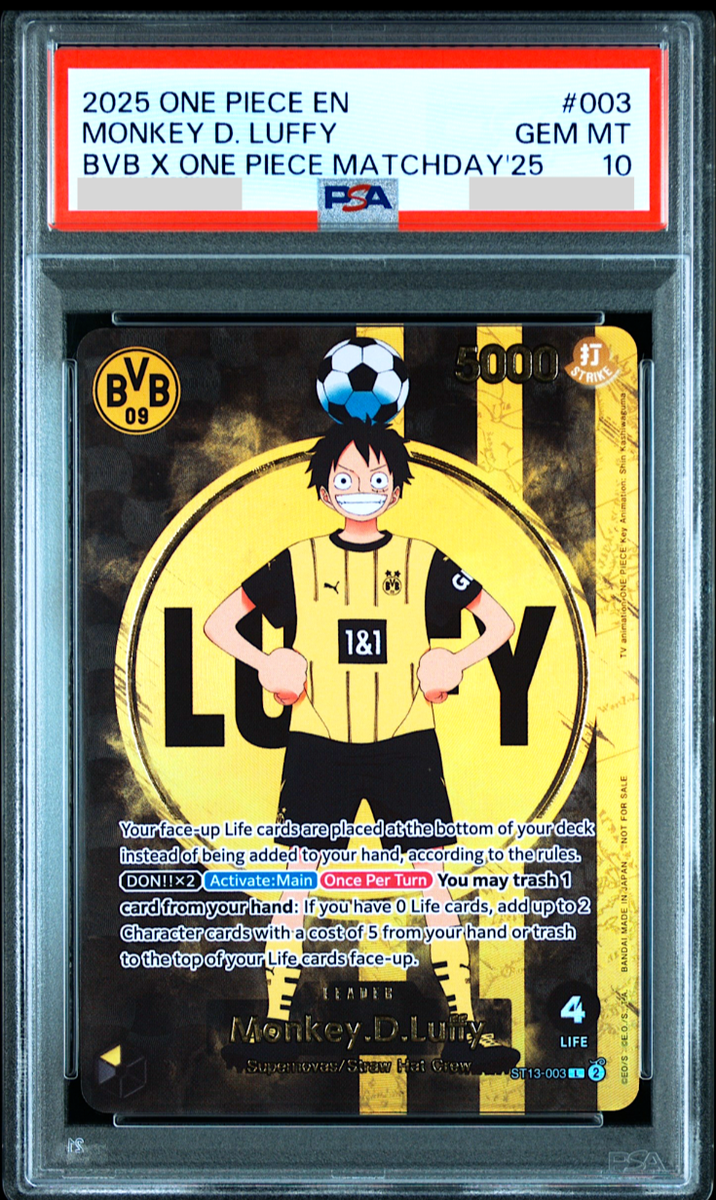 BVB ルフィ ドルトムント ドイツ プロモ 英語 sn696 PSA10】BVB ルフィ ドルトムント ドイツ プロモ 英語 海外