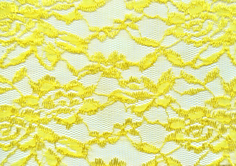 Spitzenstoff Stoffe Spitze Blumenmuster Bekleidungsstoffe Deko Stoff Meterware - Bild 3 von 4