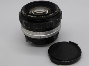 Nikon Nikkor-S Auto 55mm F/1.2 Manual Focus CAMERA LENS with filter + f/ cap