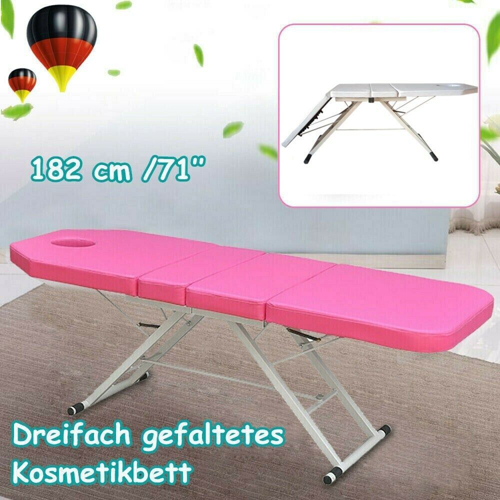 Länge 71" Breite 23‘’ Tragbare Klappbare Massageliege-Deluxe Salon Spa Bett