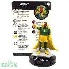 Heroclix Marvel Studios Disney Plus set Vision 021 Uncommon figure w/card 