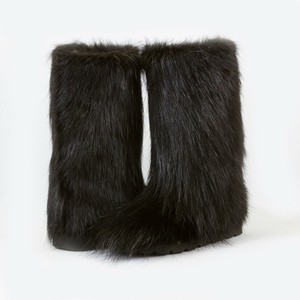 faux fur yeti boots