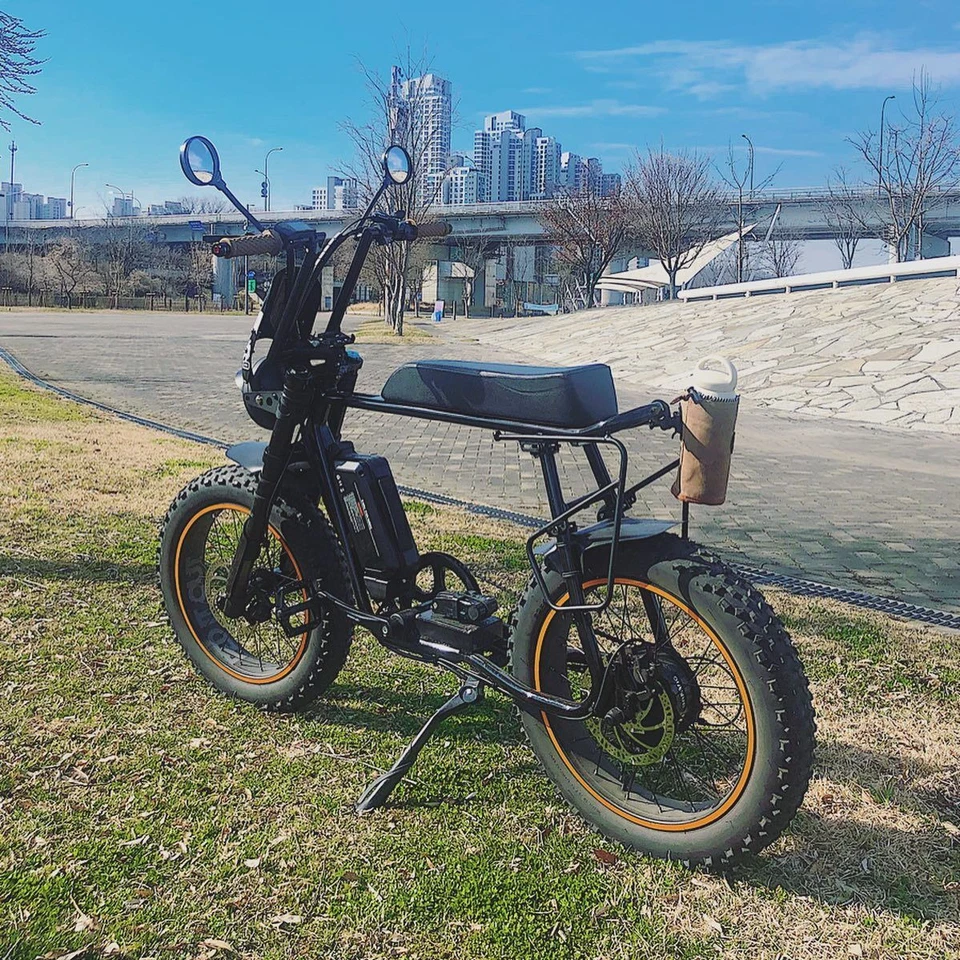 TOURBON Portabotellas Exterior Cera Lona Bicicleta Accesorios Bolsa Teléfono Estuche Foto 3 de 4