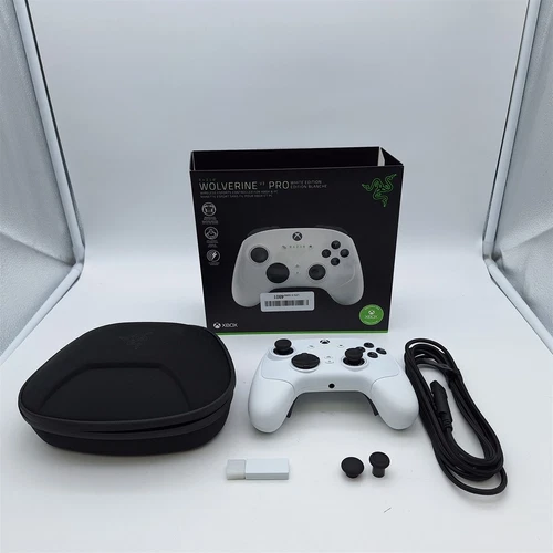 Razer Wolverine V3 Pro Wireless Gaming Controller, Licensed for Xbox & PC, White