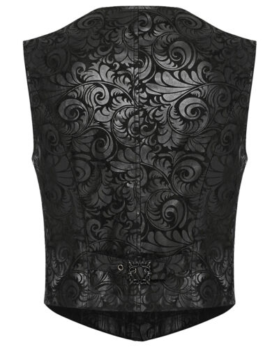 Punk Rave Mens Gothic Nobleman Waistcoat Vest - Picture 2 of 13