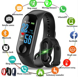smart band watch bracelet wristband fitness tracker blood pressure heart rate