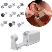 Gun Piercer Tool Machine-Disposable Safe Sterile Ear Piercing Stud Body Unit 1PC