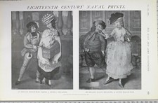 1902 DRUCK 18. JAHRHUNDERT MARITIME CHARIKATUREN FRANZ&Ouml;SISCH NIEDERL&Auml;NDISCH