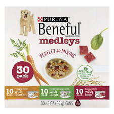 Wet Dog Food High Protein Real Soft Beef, Chicken & Lamb, 3 oz Cans (30 Pack) 5.38 per gallon