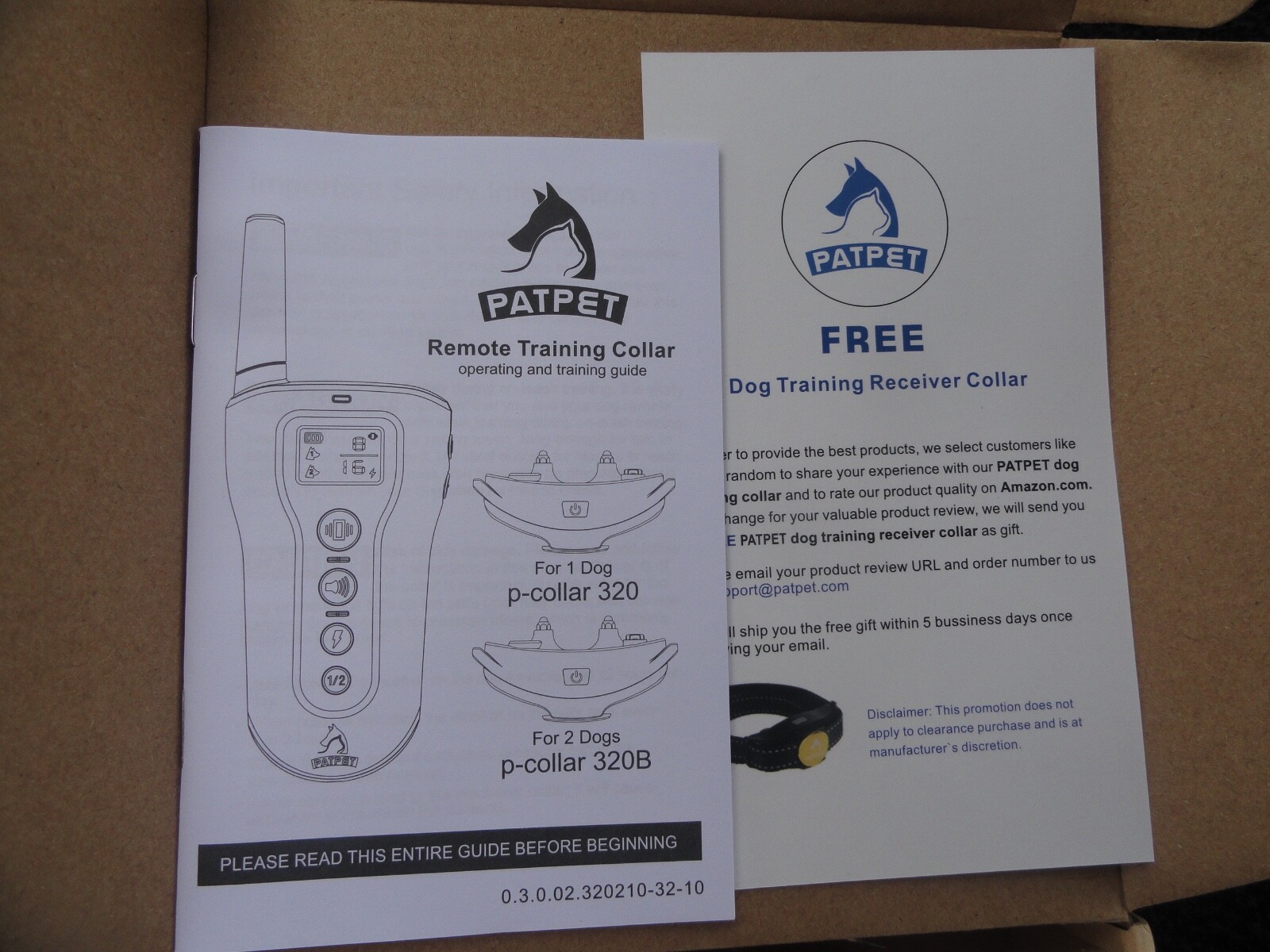 PATPET PCollar 320 Dog Training Collar eBay