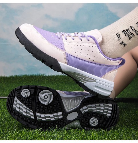 Waterproof Leather Non-slip Golf Sneakers Golfing Training Athletic Shoes - Picture 24 of 28