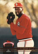 1992 Topps Stadium Club Members Only #NNO Lee Smith St. Louis Cardinals HOF