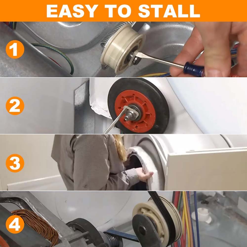 WPW10314173 & 661570V & 279640 Dryer Maintenance Repair Kit For Kenmore 4392067