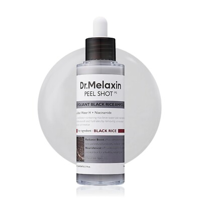 Dr. Melaxin Peel Shot Exfoliant Black Rice Ampoule 2.7oz