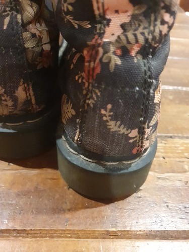 Dr. Doc Martens 11821 Docs Floral Canvas Size US L 9 UK 7 EU 41 Shoes No Insoles - Picture 12 of 22