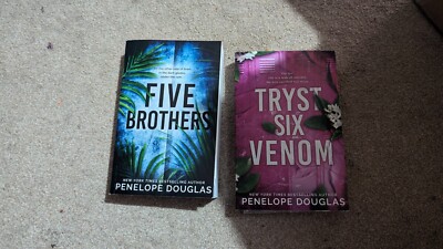 Vermutlich Smut Penelope Douglas Konvolut fünf Brüder & Tryst Six Venom mit Overlays