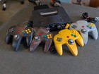 Nintendo 64 N64 Console Game Bundle 4 Controllers Super Clean! 1 Year Warranty