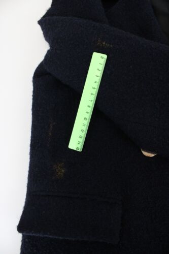 SANDRO Coat Womens EU 38 Wool Alpaca Blend Long Lined Double Breasted - Picture 11 of 12