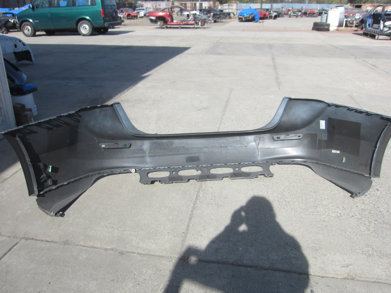 Maserati Ghibli - Rear Bumper Cover / Greyish Blue -  673004365