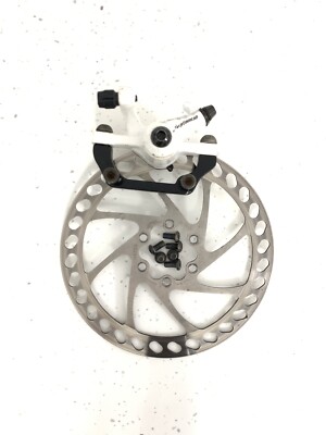 Atomlab Post Mount Mountainbike Mechanische Scheibenbremse Bremssattel & Rotor Set Weiß