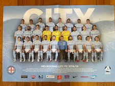 2018-19 MELBOURNE City SOCCER TEAM PLAYER POSTER,