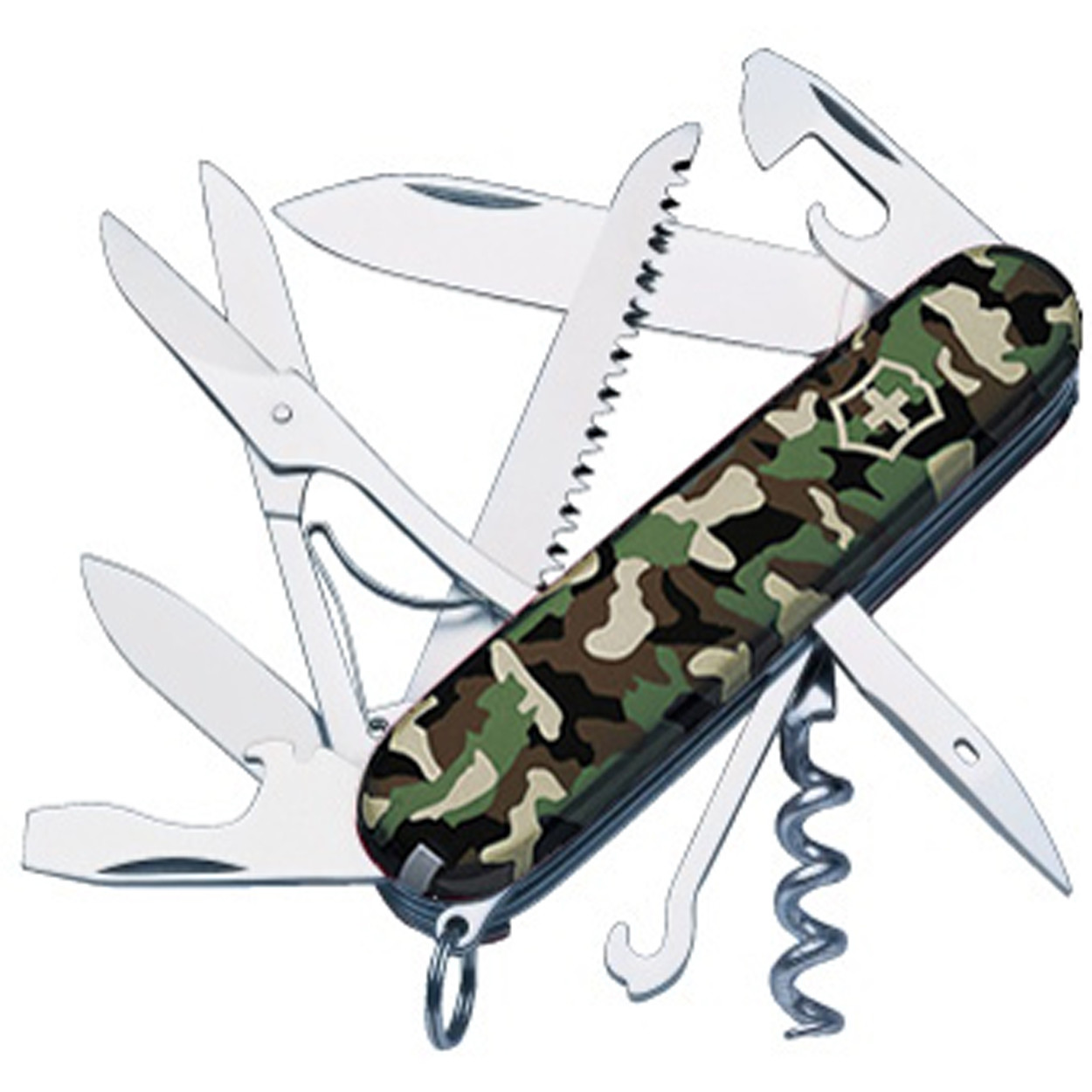 Victorinox Unisex Multifunktionsmesser Huntsman 15 Werkzeuge Edelstahl - Bild 2