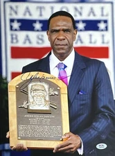 Andrew Dawson Signed 11x14 Photo Cubs HOF PSA AM85989