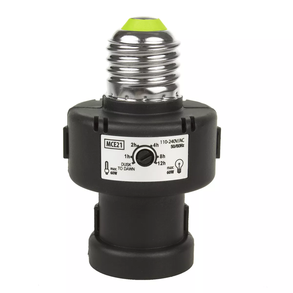 Dusk to Dawn Sensor Bulb Adapter Control Holder E27 LED