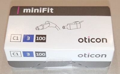 Brand New Oticon miniFit C1 More, Real, Zircon, Receiver (3-L-100db) USA seller
