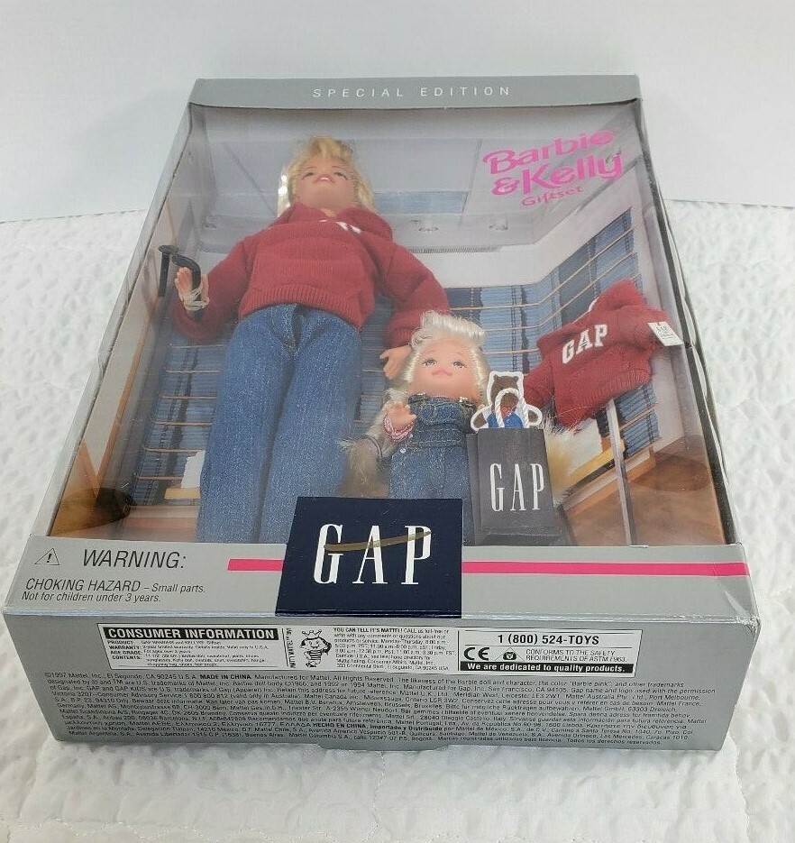Barbie ＆ Kelly GAP Giftset Special Edition 2 Dolls (1997)並行輸入