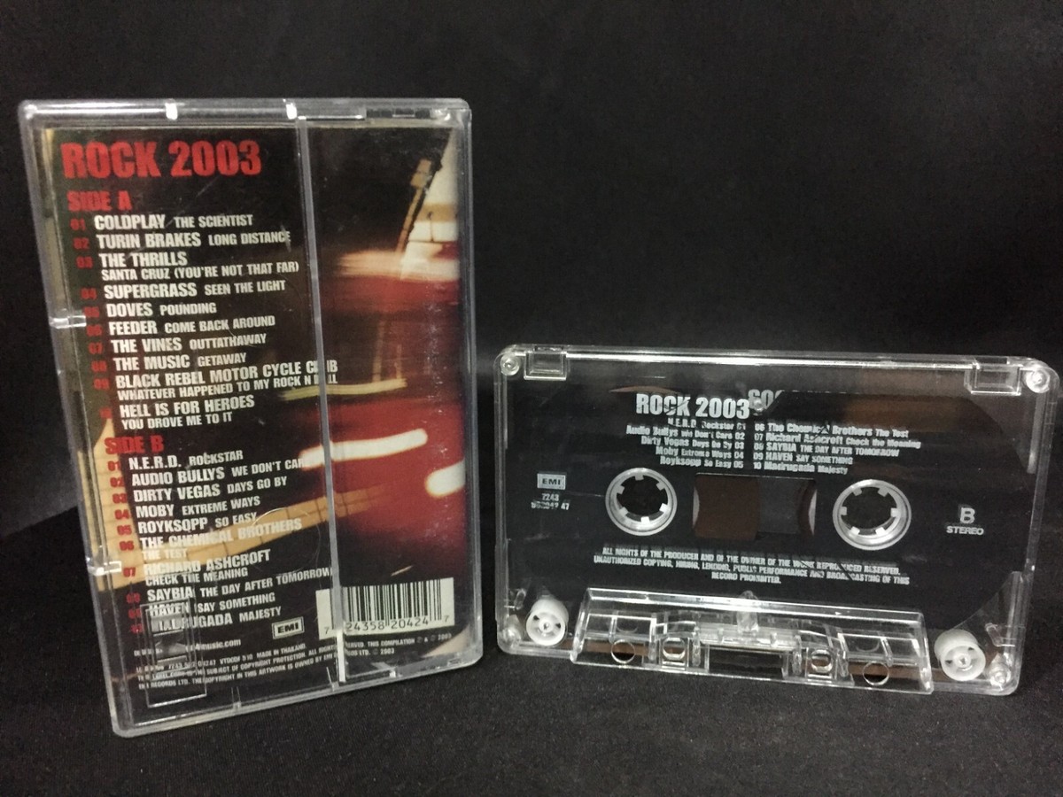 Rock 2003 EMI Thailand Compilation Cassette Tape Coldplay N.E.R.D