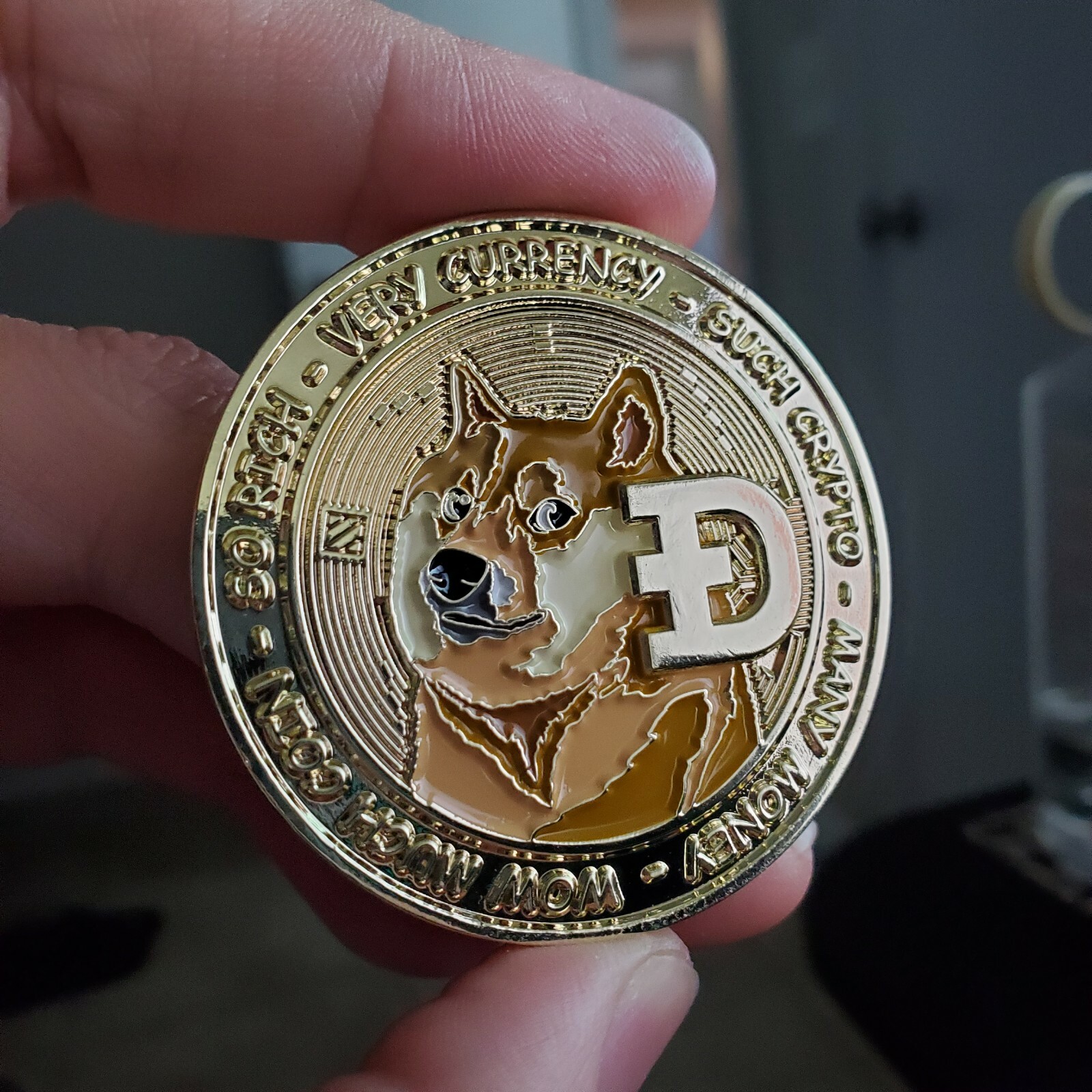 DOGE 1 Dogecoin Cryptocurrency Elon Musk Plated Physical ...