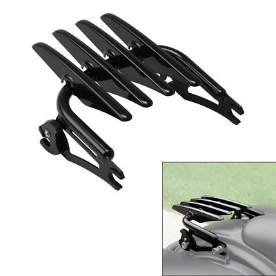 Detachable Stealth Luggage Rack For Harley Touring Road King Street Glide 09-Up